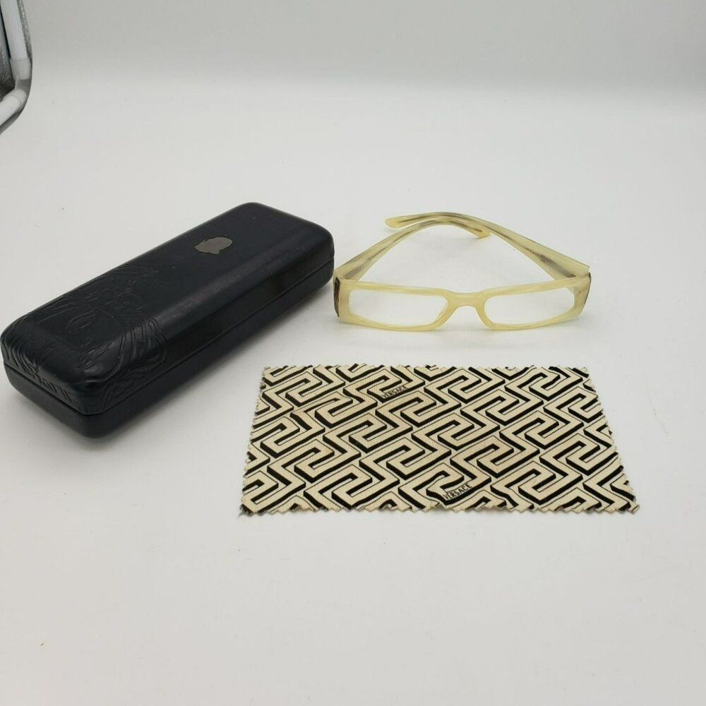 Versace Frames MOD 3022 317 Ivory Pearl eyeglass in case 51 17 135 discontinued
